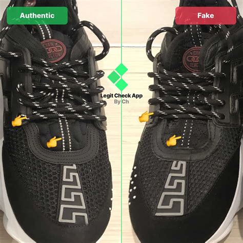 how to tell fake versace chain reaction|versace chain reaction black.